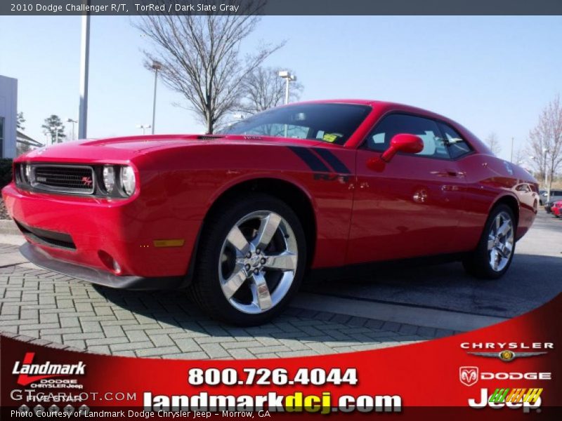 TorRed / Dark Slate Gray 2010 Dodge Challenger R/T