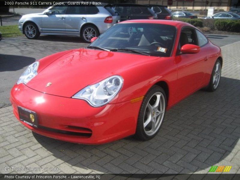 Guards Red / Black 2003 Porsche 911 Carrera Coupe