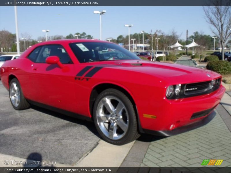 TorRed / Dark Slate Gray 2010 Dodge Challenger R/T