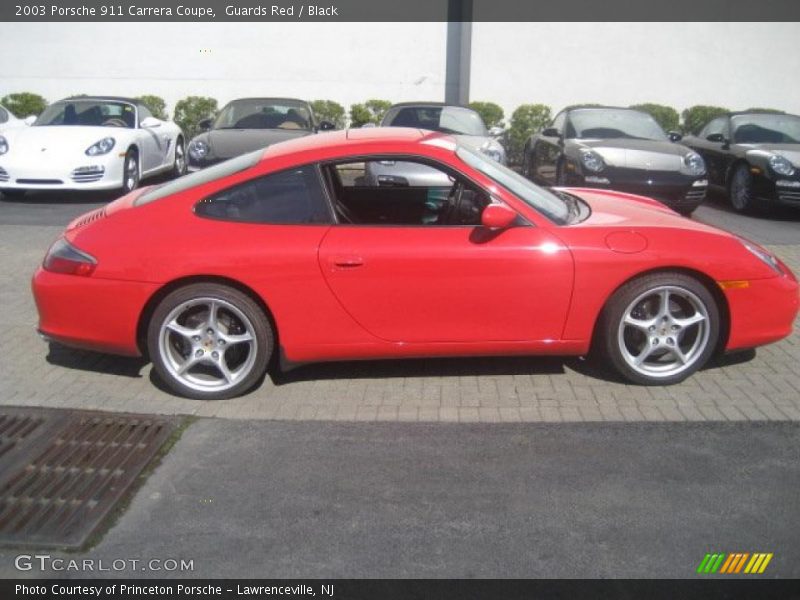 Guards Red / Black 2003 Porsche 911 Carrera Coupe