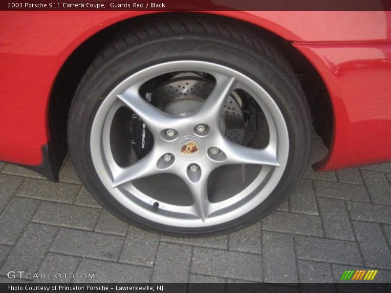 Guards Red / Black 2003 Porsche 911 Carrera Coupe