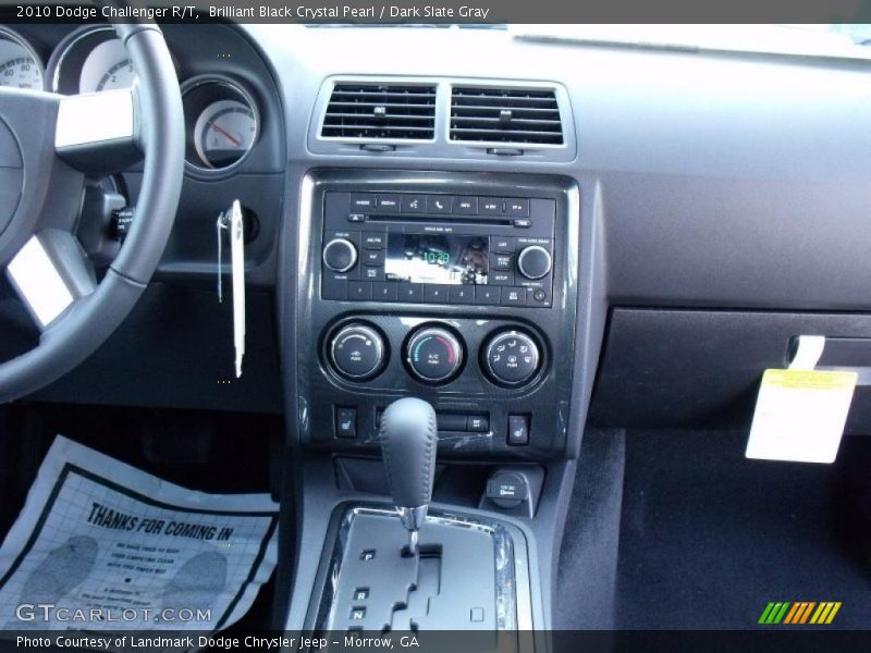 Brilliant Black Crystal Pearl / Dark Slate Gray 2010 Dodge Challenger R/T