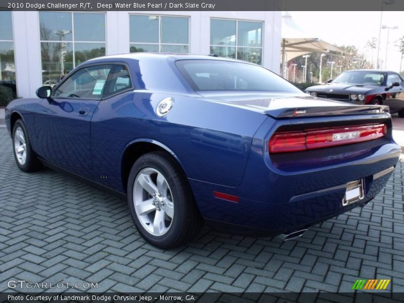 Deep Water Blue Pearl / Dark Slate Gray 2010 Dodge Challenger R/T