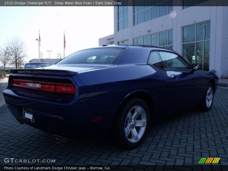 Deep Water Blue Pearl / Dark Slate Gray 2010 Dodge Challenger R/T