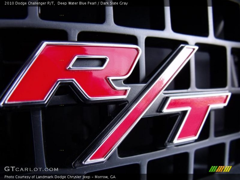Deep Water Blue Pearl / Dark Slate Gray 2010 Dodge Challenger R/T