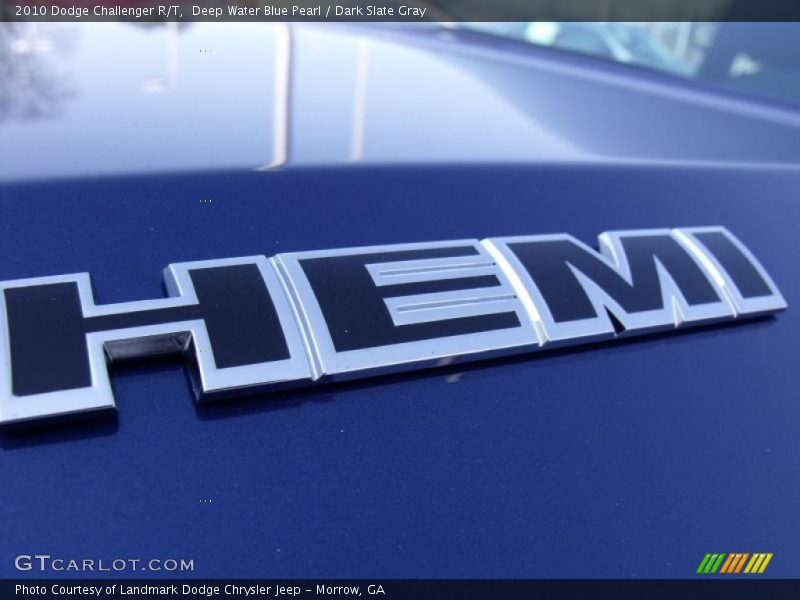 Deep Water Blue Pearl / Dark Slate Gray 2010 Dodge Challenger R/T
