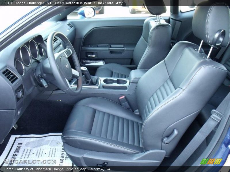Deep Water Blue Pearl / Dark Slate Gray 2010 Dodge Challenger R/T