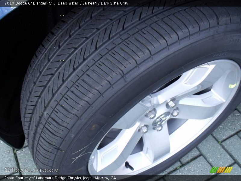 Deep Water Blue Pearl / Dark Slate Gray 2010 Dodge Challenger R/T