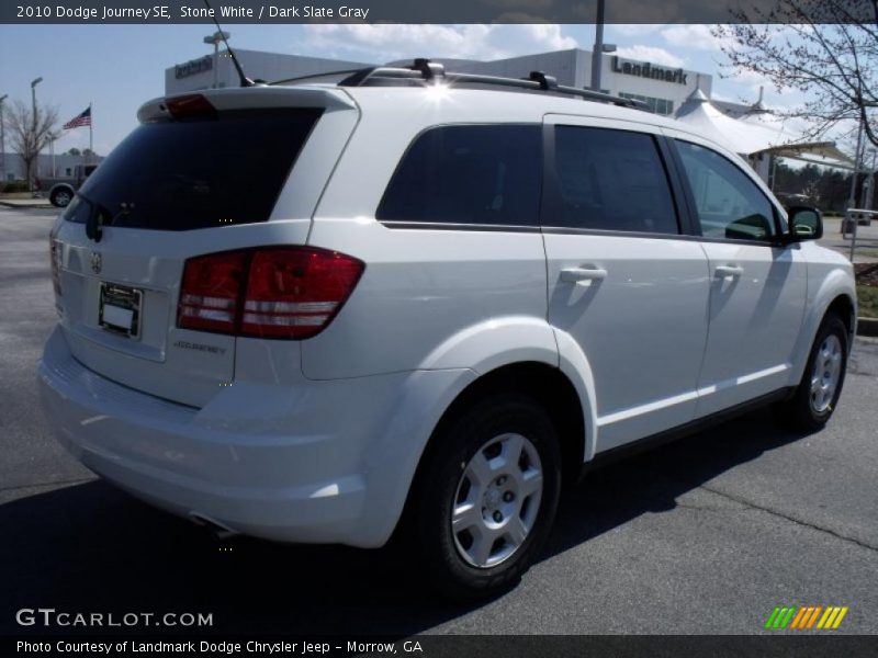 Stone White / Dark Slate Gray 2010 Dodge Journey SE