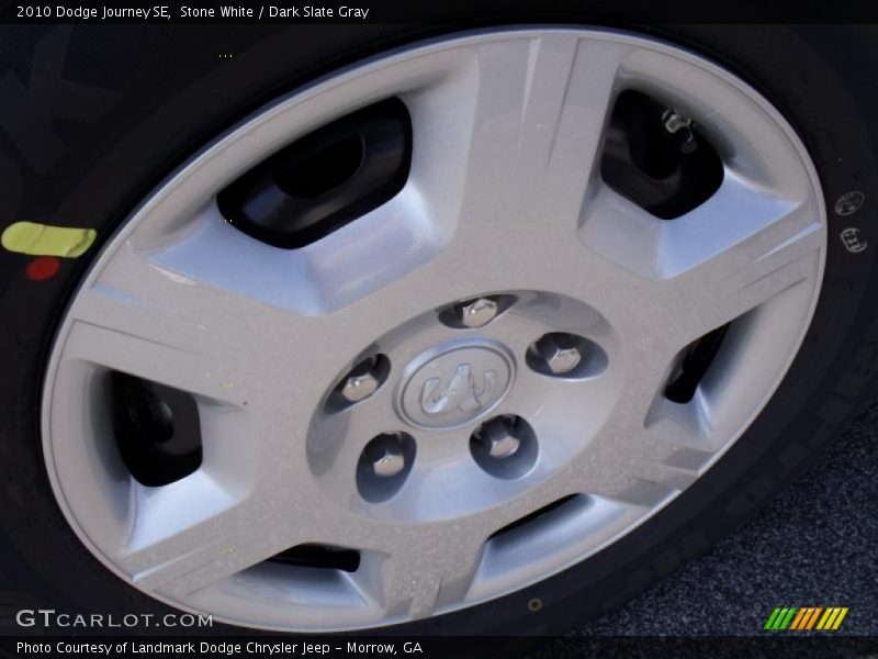 Stone White / Dark Slate Gray 2010 Dodge Journey SE