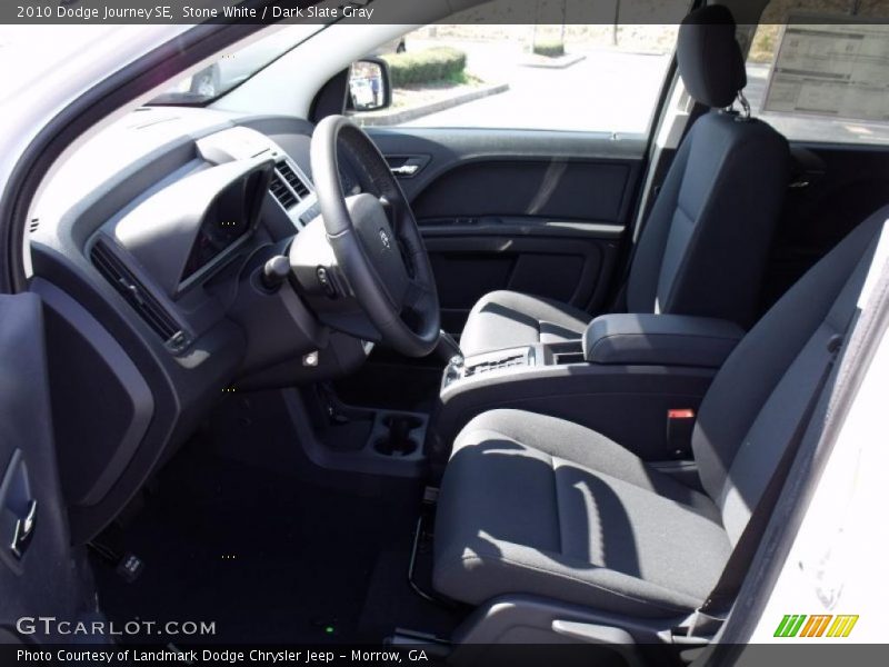 Stone White / Dark Slate Gray 2010 Dodge Journey SE