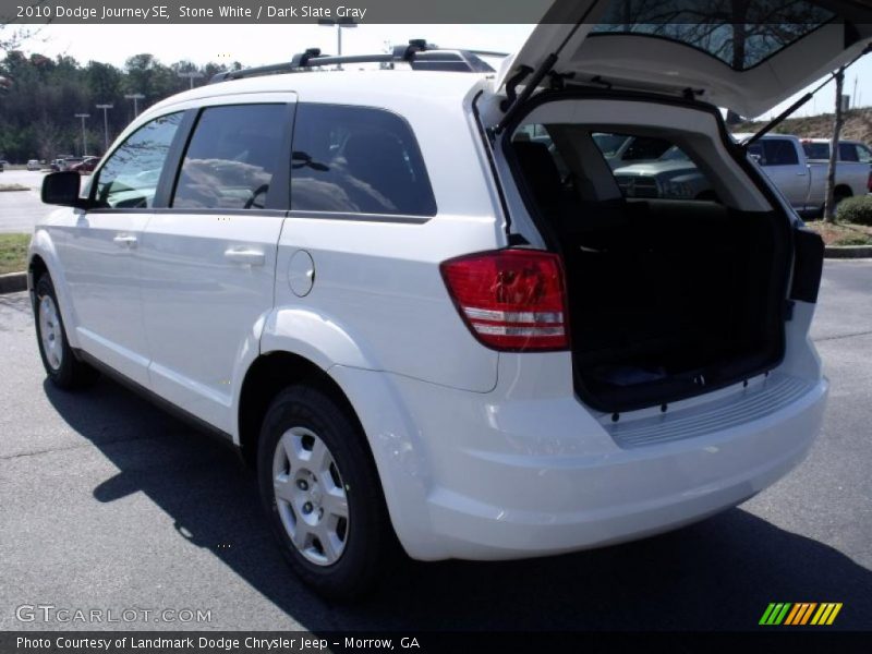 Stone White / Dark Slate Gray 2010 Dodge Journey SE