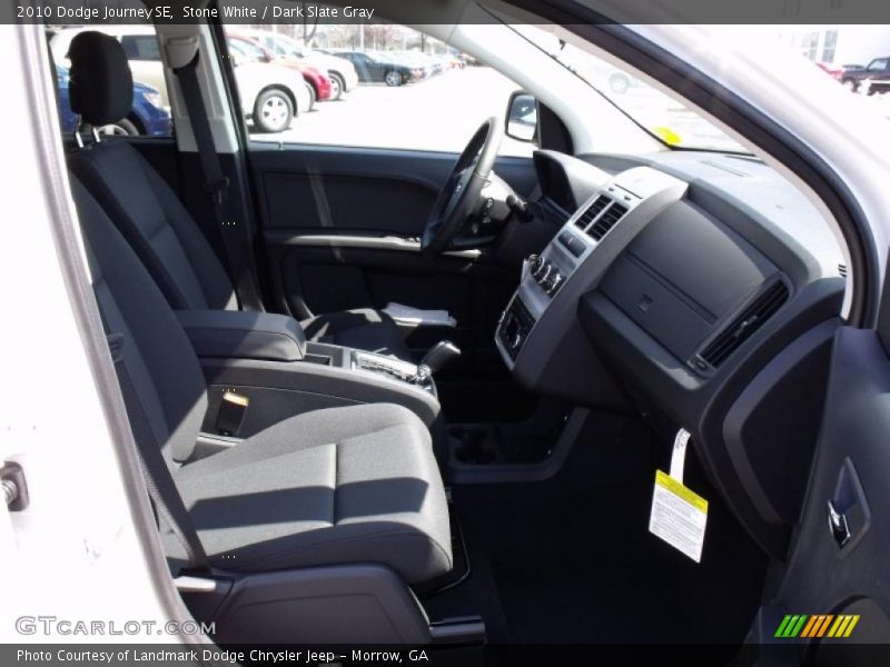 Stone White / Dark Slate Gray 2010 Dodge Journey SE