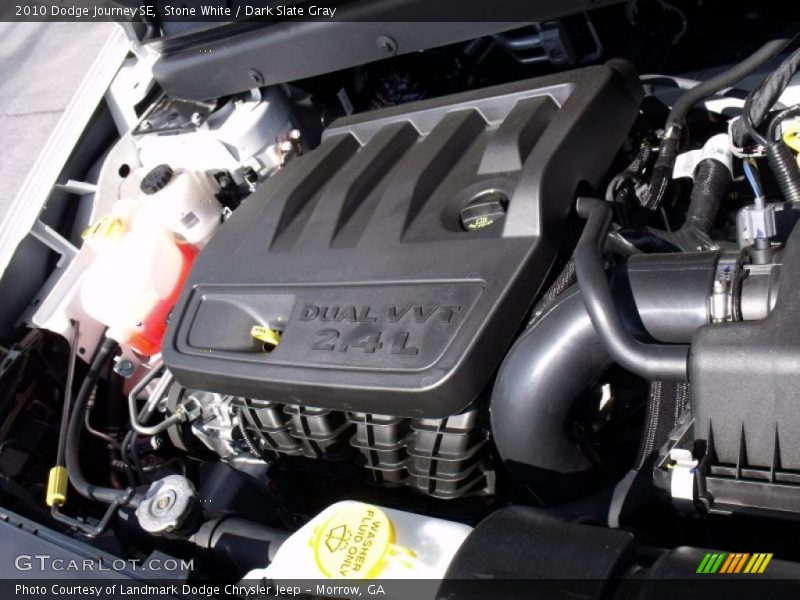 Stone White / Dark Slate Gray 2010 Dodge Journey SE
