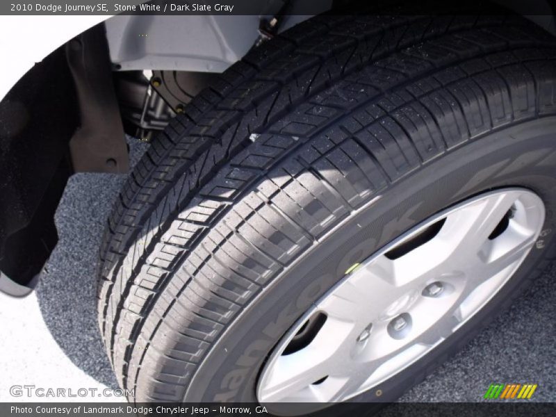 Stone White / Dark Slate Gray 2010 Dodge Journey SE