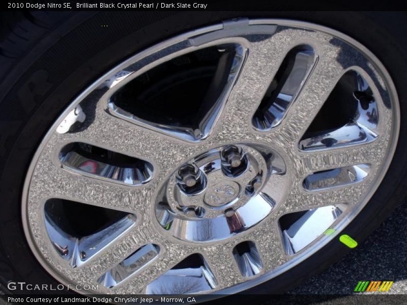 Brilliant Black Crystal Pearl / Dark Slate Gray 2010 Dodge Nitro SE