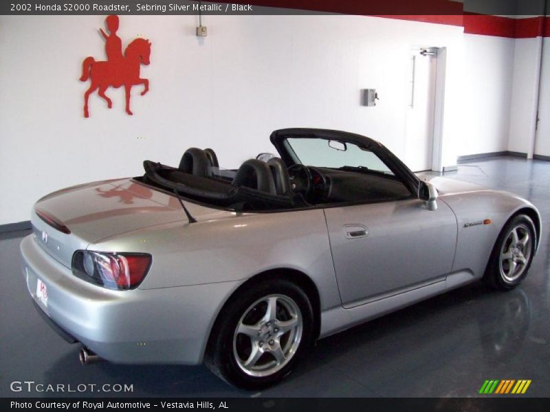 Sebring Silver Metallic / Black 2002 Honda S2000 Roadster