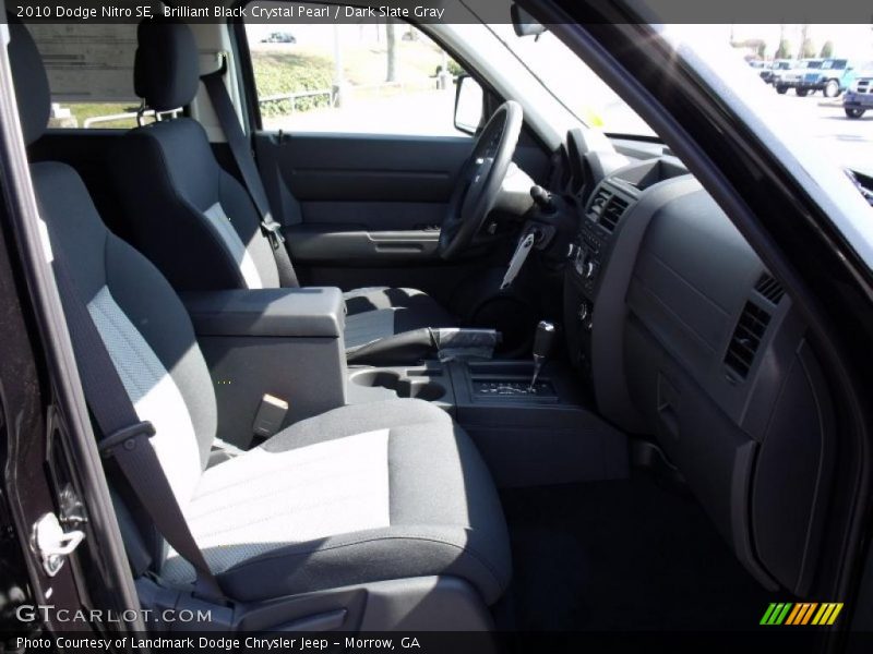 Brilliant Black Crystal Pearl / Dark Slate Gray 2010 Dodge Nitro SE