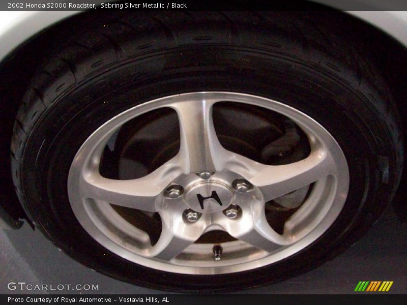 Sebring Silver Metallic / Black 2002 Honda S2000 Roadster