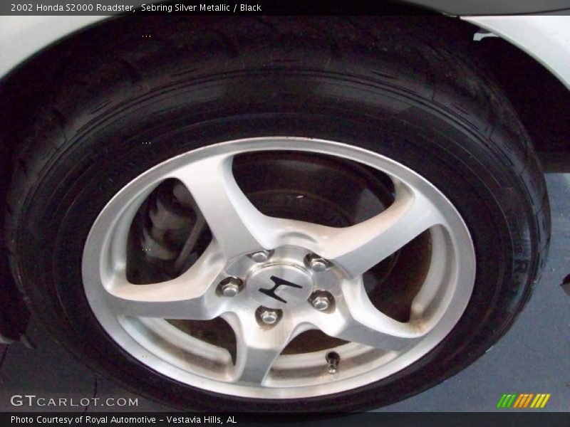 Sebring Silver Metallic / Black 2002 Honda S2000 Roadster