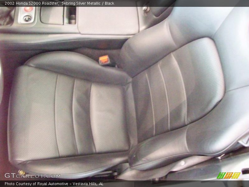 Sebring Silver Metallic / Black 2002 Honda S2000 Roadster