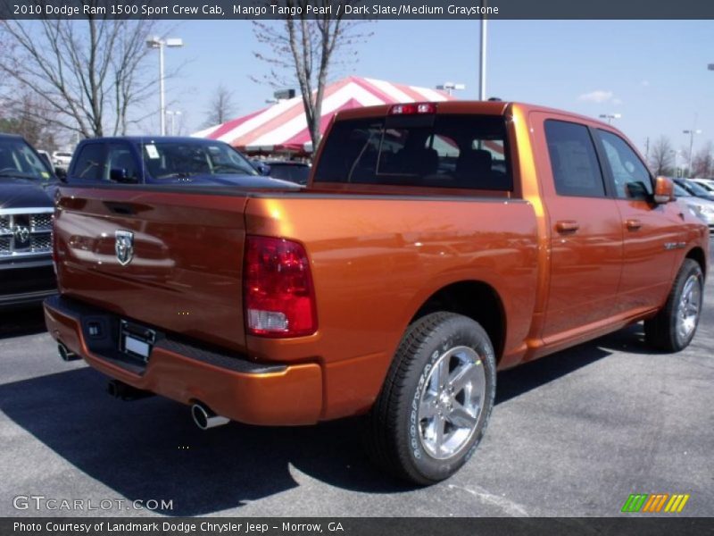 Mango Tango Pearl / Dark Slate/Medium Graystone 2010 Dodge Ram 1500 Sport Crew Cab