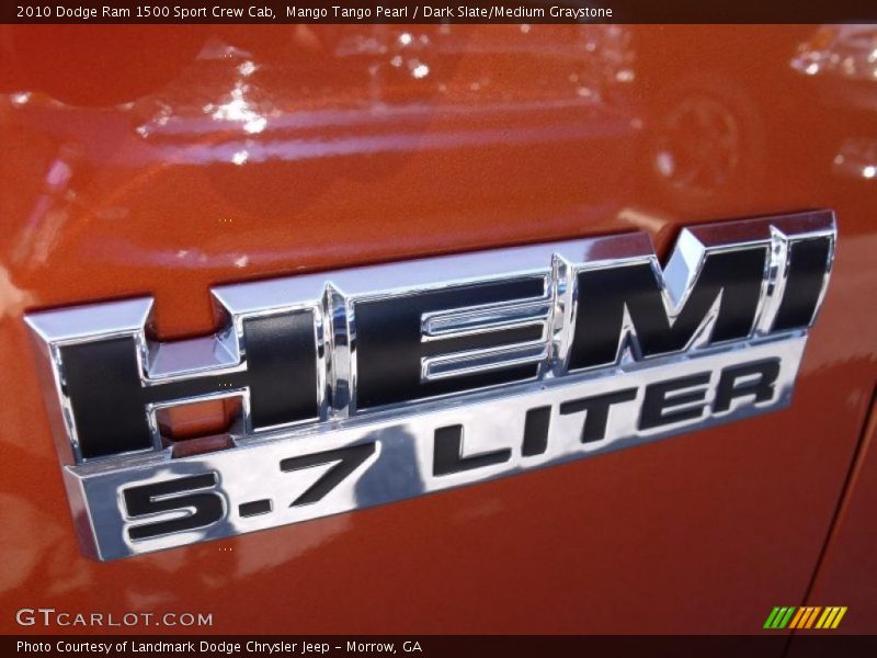 Mango Tango Pearl / Dark Slate/Medium Graystone 2010 Dodge Ram 1500 Sport Crew Cab