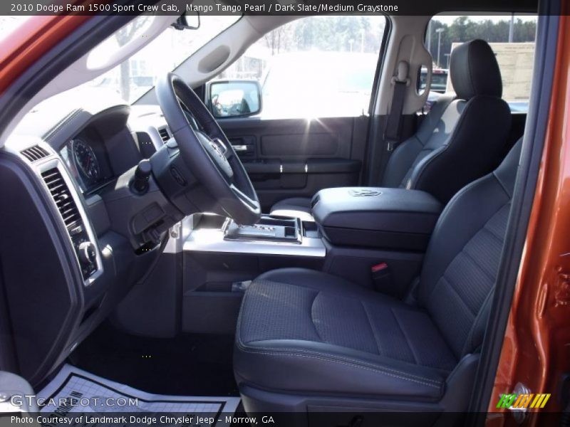Mango Tango Pearl / Dark Slate/Medium Graystone 2010 Dodge Ram 1500 Sport Crew Cab