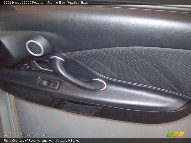 Sebring Silver Metallic / Black 2002 Honda S2000 Roadster