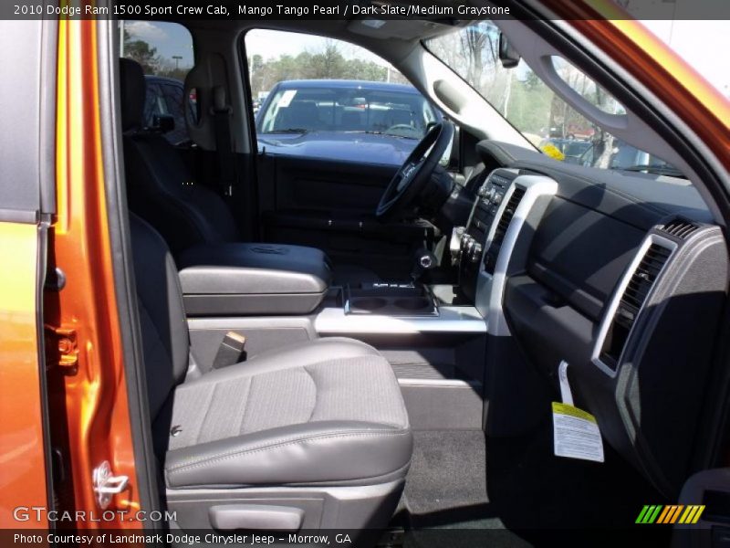 Mango Tango Pearl / Dark Slate/Medium Graystone 2010 Dodge Ram 1500 Sport Crew Cab