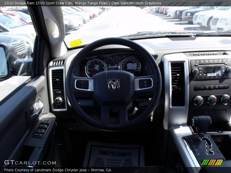 Mango Tango Pearl / Dark Slate/Medium Graystone 2010 Dodge Ram 1500 Sport Crew Cab