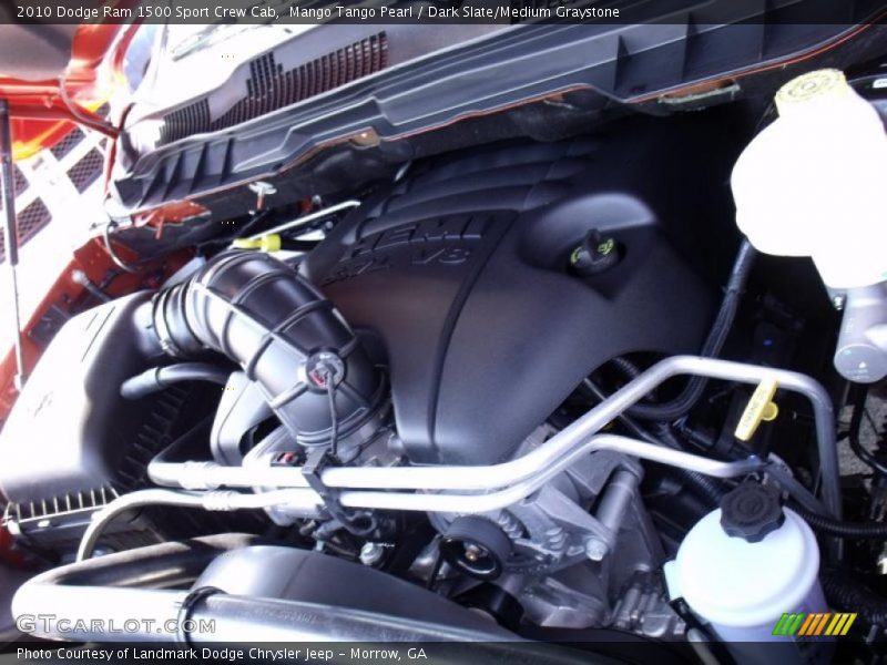 Mango Tango Pearl / Dark Slate/Medium Graystone 2010 Dodge Ram 1500 Sport Crew Cab