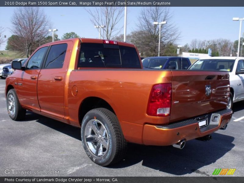 Mango Tango Pearl / Dark Slate/Medium Graystone 2010 Dodge Ram 1500 Sport Crew Cab