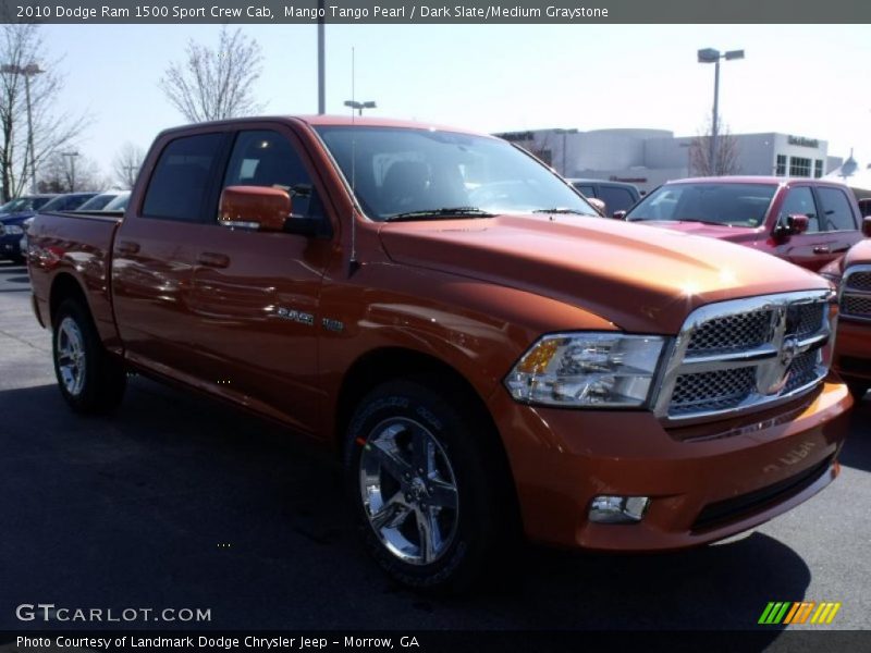 Mango Tango Pearl / Dark Slate/Medium Graystone 2010 Dodge Ram 1500 Sport Crew Cab