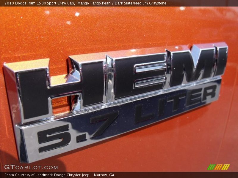 Mango Tango Pearl / Dark Slate/Medium Graystone 2010 Dodge Ram 1500 Sport Crew Cab