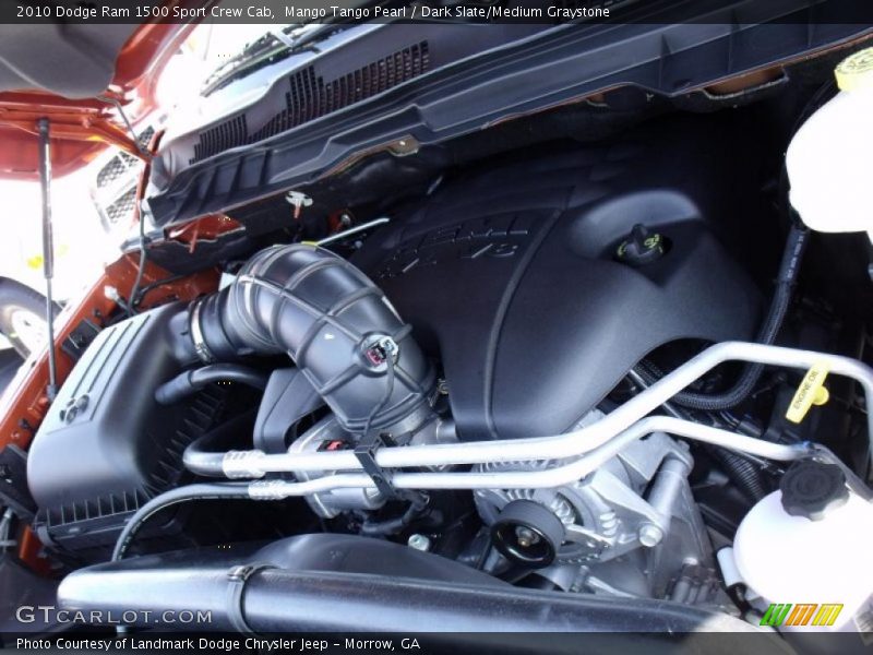 Mango Tango Pearl / Dark Slate/Medium Graystone 2010 Dodge Ram 1500 Sport Crew Cab