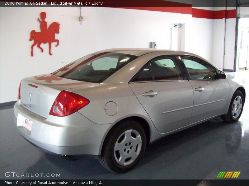 Liquid Silver Metallic / Ebony 2006 Pontiac G6 Sedan