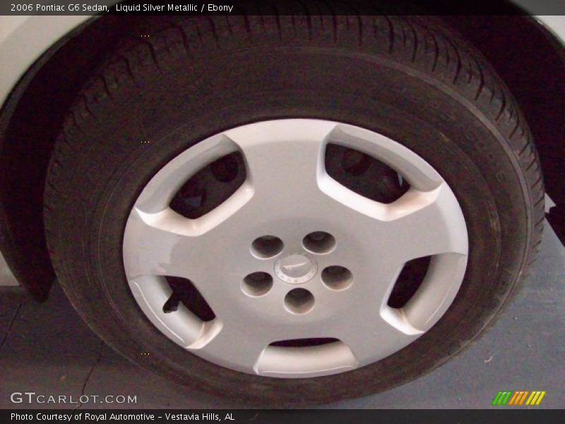 Liquid Silver Metallic / Ebony 2006 Pontiac G6 Sedan