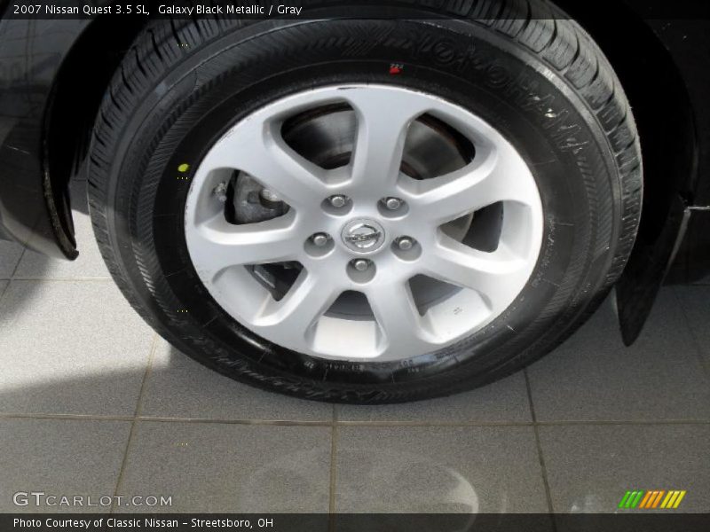 Galaxy Black Metallic / Gray 2007 Nissan Quest 3.5 SL