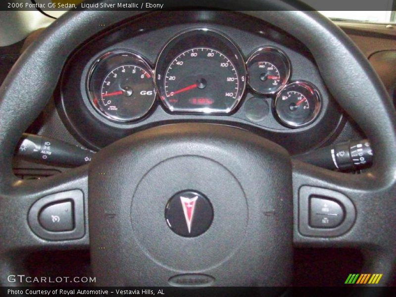 Liquid Silver Metallic / Ebony 2006 Pontiac G6 Sedan