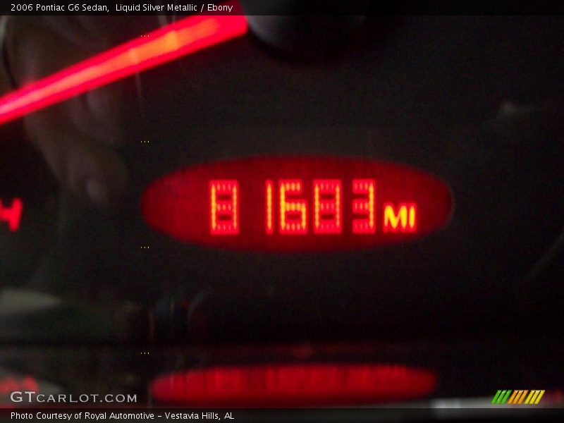 Liquid Silver Metallic / Ebony 2006 Pontiac G6 Sedan