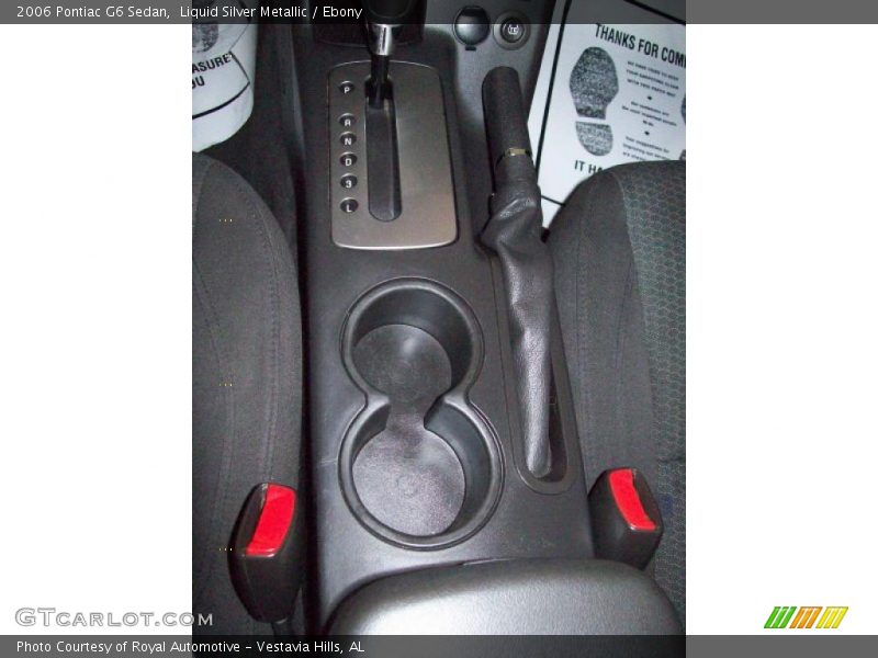 Liquid Silver Metallic / Ebony 2006 Pontiac G6 Sedan
