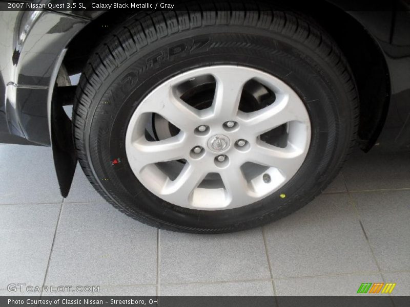 Galaxy Black Metallic / Gray 2007 Nissan Quest 3.5 SL