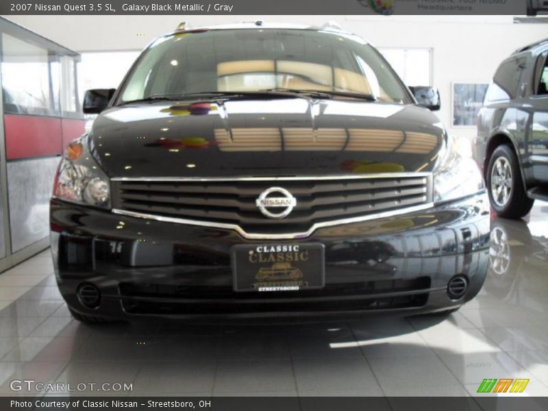 Galaxy Black Metallic / Gray 2007 Nissan Quest 3.5 SL