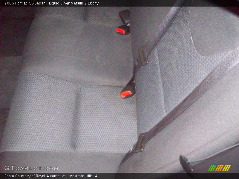 Liquid Silver Metallic / Ebony 2006 Pontiac G6 Sedan