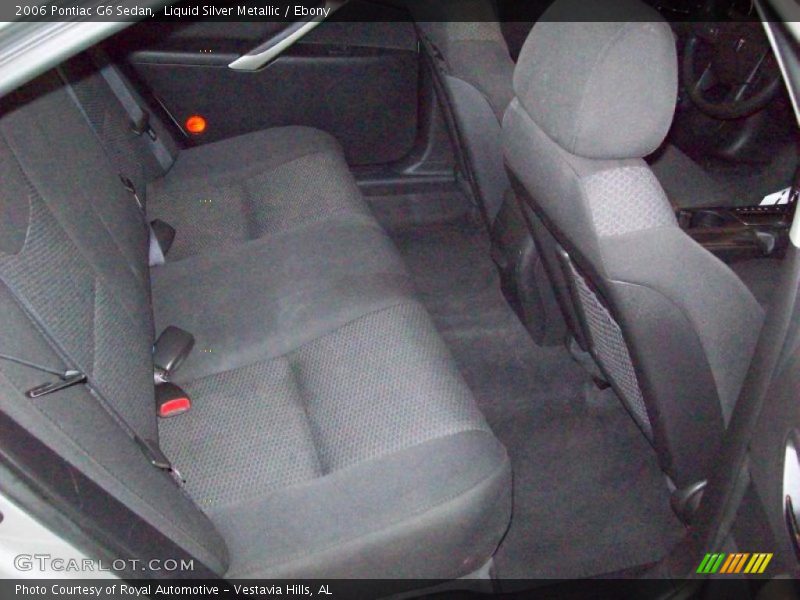 Liquid Silver Metallic / Ebony 2006 Pontiac G6 Sedan