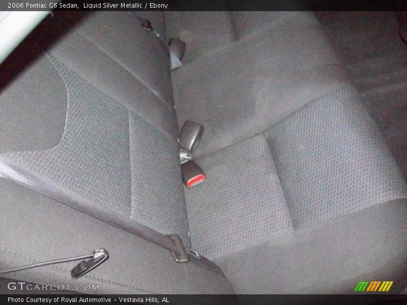 Liquid Silver Metallic / Ebony 2006 Pontiac G6 Sedan