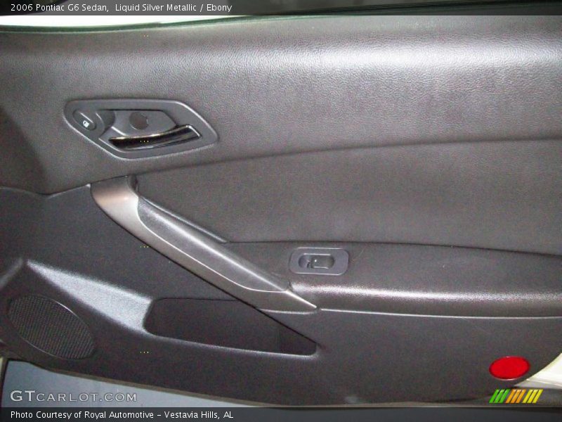 Liquid Silver Metallic / Ebony 2006 Pontiac G6 Sedan