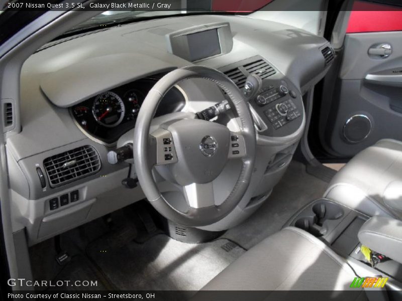Galaxy Black Metallic / Gray 2007 Nissan Quest 3.5 SL