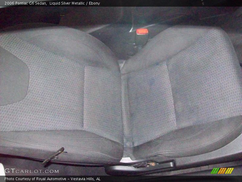 Liquid Silver Metallic / Ebony 2006 Pontiac G6 Sedan